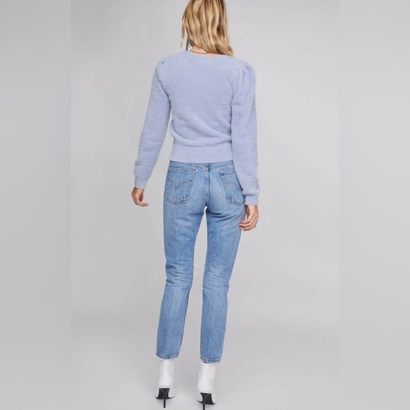 ASTR The Label Size M Sheresa Wrap Fuzzy Sweater - Picture 2 of 8